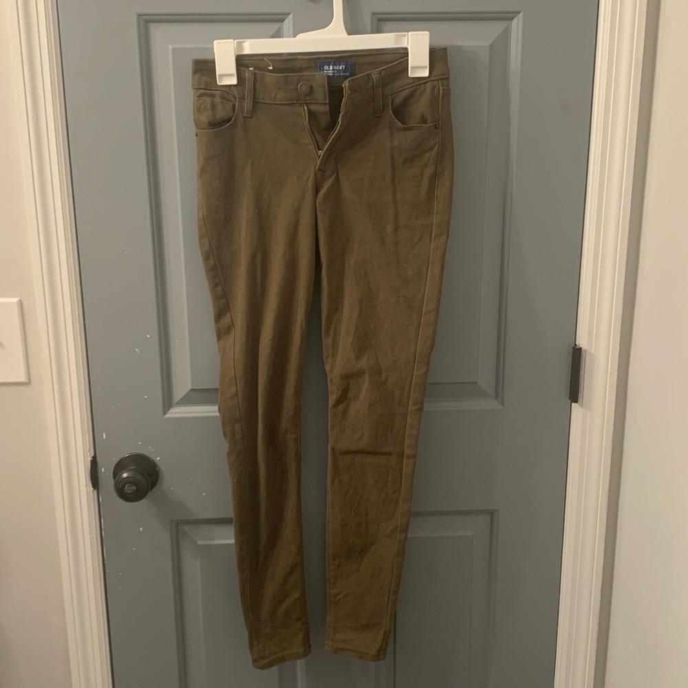Old Navy Olive Green Jeans